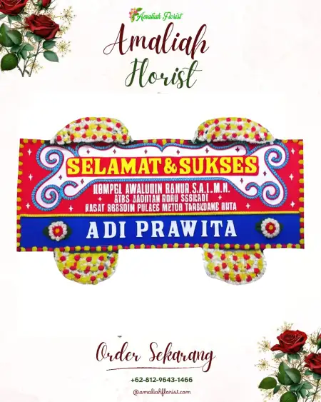 Papan Bunga Ucapan Selamat Landasan Ulin Timur
