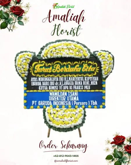 Papan Bunga Duka Landasan Ulin Timur